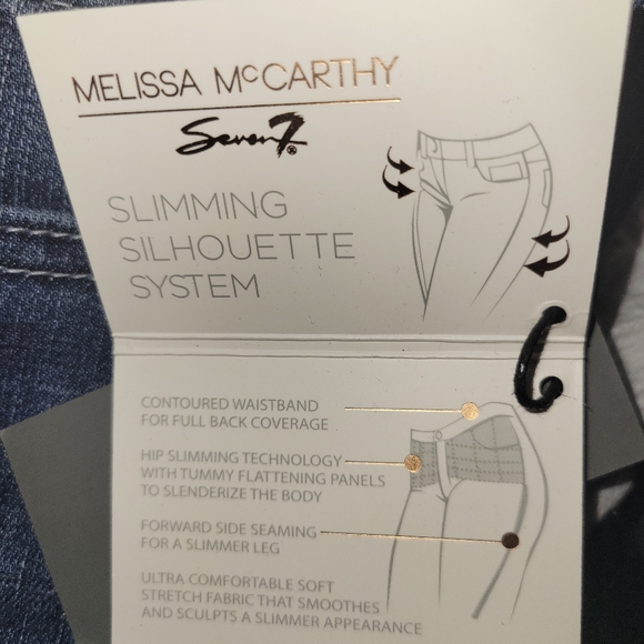 Melissa Mccarthy Seven7 Slimming Silhouette Capri NWT 6 - Picture 6 of 7